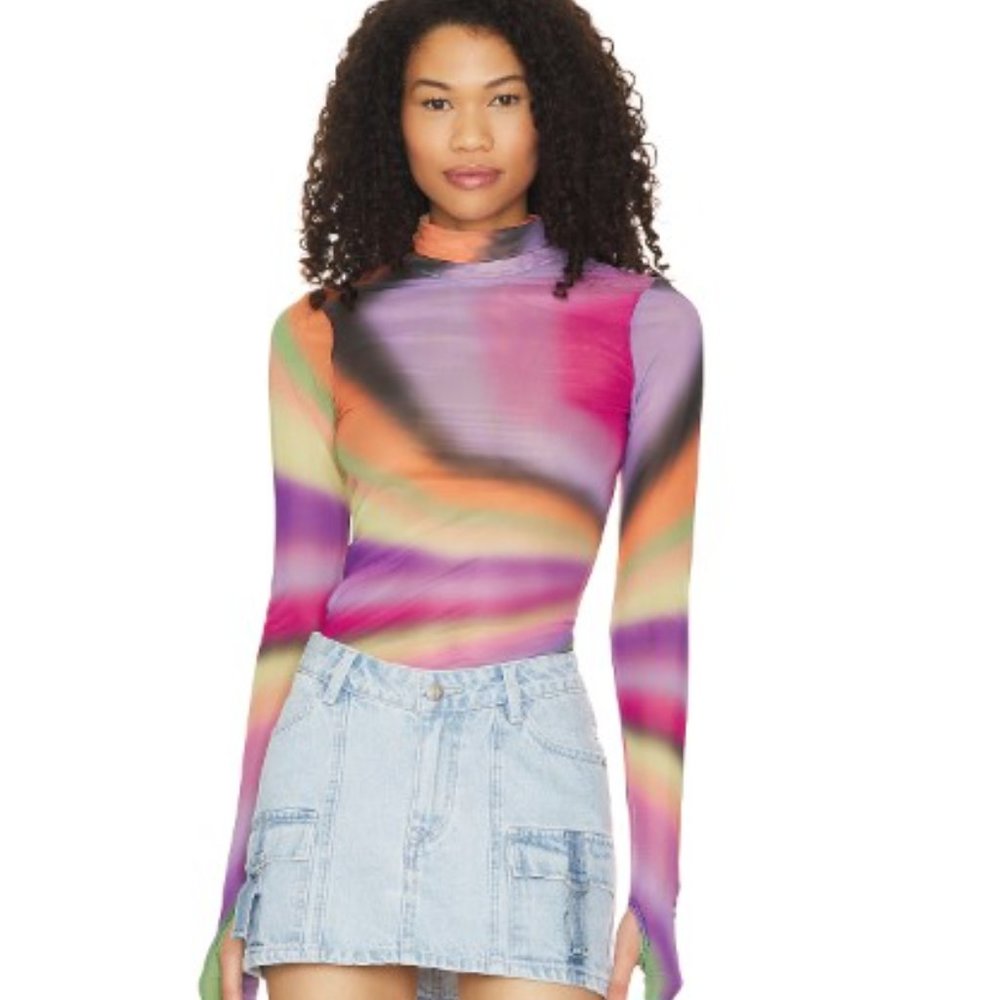 NWT AFFIRM LONG SLEEVE SHEER TOP Zadie Top